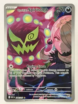 Pokemon TCG Cynthia's Spiritomb 244/217 Ascended Heroes English IR NM Card - Image 1