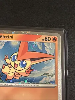 [SWIRL] Victini Black Bolt Stamped 012/086 Cosmos Holo Black Bolt Pokemon NM - Image 3