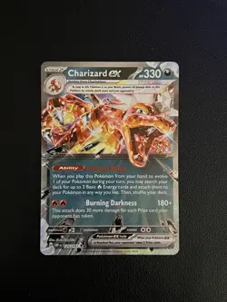 Pokemon TCG Charizard ex 125/197 – Obsidian Flames – Double Rare - Image 1