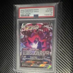 Pokemon Eternatus VMAX Full Art Holo Ultra Rare Lost Origin TG22/TG30 PSA 10 - Image 1