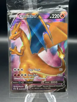 Pokemon TCG Charizard V SWSH050 Black Star Promo SEALED - Image 1