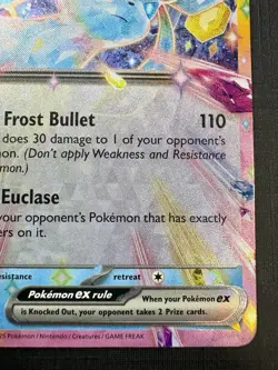 Pokemon TCG: 2025 Glaceon Ex 026/131-DOUBLE RARE HOLO-Prismatic Evolutions - Image 3