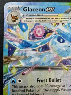 Pokemon TCG: 2025 Glaceon Ex 026/131-DOUBLE RARE HOLO-Prismatic Evolutions - Image 5