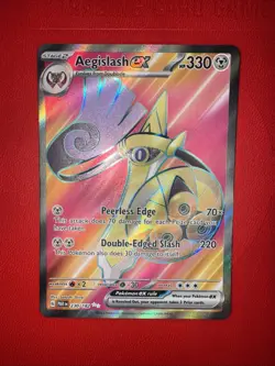 Aegislash ex #230/182 SV04: Paradox Rift Pokemon TCG Card In EX+ Condition - Image 1