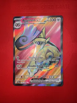 Aegislash ex #230/182 SV04: Paradox Rift Pokemon TCG Card In EX+ Condition - Image 2