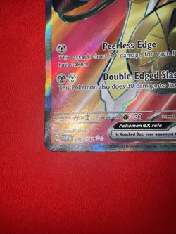 Aegislash ex #230/182 SV04: Paradox Rift Pokemon TCG Card In EX+ Condition - Image 3