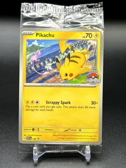 Pikachu SVP 190 World Championships 2024 Promo SEALED - Pokemon TCG - NM - Image 1