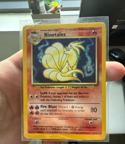 Pokemon Ninetales 12/102 Holo Rare Pokemon 1999 - Image 1
