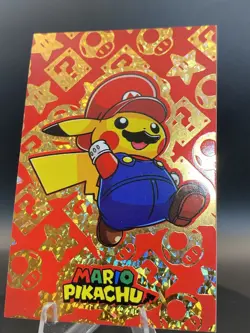 Mario Pikachu Pokemon Database Christmas Set Cracked Ice Holo - Image 4