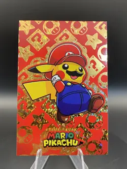 Mario Pikachu Pokemon Database Christmas Set Cracked Ice Holo - Image 5