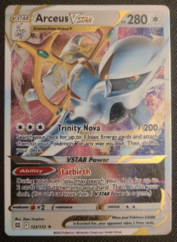 Pokemon TCG Arceus VSTAR Metal Ultra-Premium Collection 123/172 Brilliant Stars - Image 1
