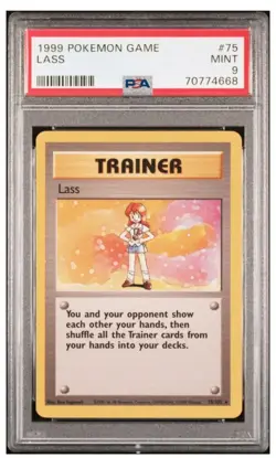 1999 Pokemon Game Lass Psa 9 - Image 1