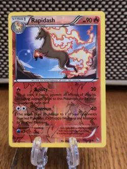 Rapidash 15/106 Reverse Holo XY Flashfire Pokemon TCG MP - Image 1