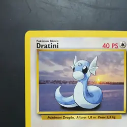 Dratini 26/102 - Portuguese Base Set - Vintage Pokemon TCG - MP - Image 5
