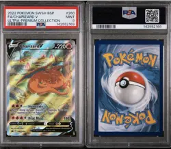 2022 POKEMON SWSH FA/CHARIZARD V ULTRA-PREMIUM COLLECTION PSA #260 MINT PSA 9 - Image 3