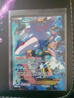Pokemon TCG Team Aqua's Kyogre EX #6/34 Double Crisis Ultra Rare MP - Image 1