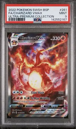 2022 POKEMON SWSH CHARIZARD V, CHARIZARD VMAX & CHARIZARD VSTAR SEQUENTIAL PSA9 - Image 5