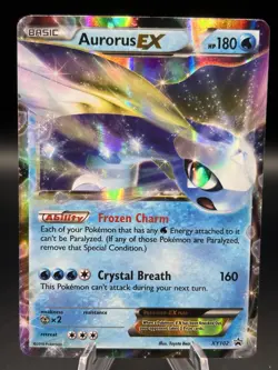 Pokemon TCG Aurorus Ex XY102 Black Star Promo - Image 1