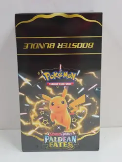 2023 Pokemon Scarlet Violet Paldean Fates Sealed Booster Bundle Display Box (e) - Image 1