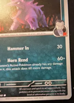 Team Rocket's Nidorino 118/182 Common Scarlet & Violet: Destined Rivals Pokemon - Image 5