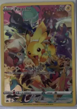 Pokemon TCG Pikachu Crown Zenith 160/159 Holo Secret Rare NM - Image 1
