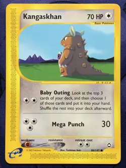 Kangaskhan 88/147 - Aquapolis - 2002 WOTC Pokemon — NM NEAR MINT - Image 1