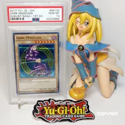 🔥L👀K🔥💎PSA10💎2017 Yu-Gi-Oh! DUSA-EN100 Dark MAGICIAN 🔥1ST ED🔥POP 36 !🔥 - Image 1