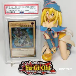 🔥L👀K🔥💎PSA10💎2013 Yu-Gi-Oh DARK MAGICIAN YSYR-EN001🥈UNL🥩UTR 3DFOIL💥POP 66 - Image 1