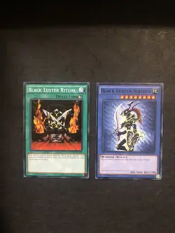 Yu-Gi-Oh Black Luster Soldier + Ritual YGLD-ENA01 / YGLD-ENA36 NM NEW - Image 1