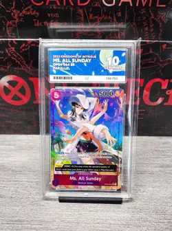 One Piece Ms. All Sunday OP04-064 Alt Art ENGLISH Kingdoms Of Intrigue - ACE 10 - Image 1