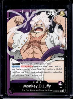 One Piece Emperors In The New World Monkey.D.Luffy Leader #OP09-061 - Image 1