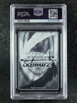 2021 Weiss Schwarz CHIZURU W86-051SSP Rent-A-Girlfriend Foil & Signed JPN PSA 10 - Image 2
