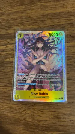 EB03-055 Nico Robin SR One Piece Card Game TCG English NM - Image 1