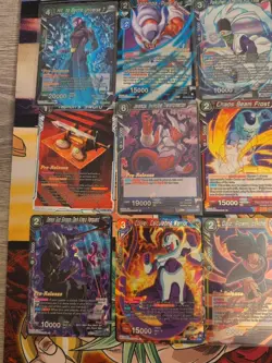 RARE Pre Release Gold Stamped (26 Foil Card Lot) Dragon Ball Super Masters CCG - Image 5
