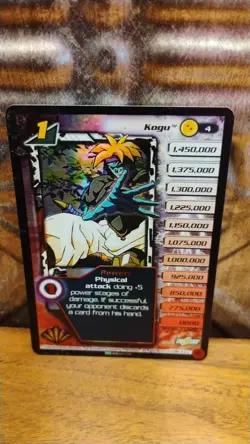 KOGU 2003 DRAGON BALL Z #4 Foil Holo SCORE Collector Trading Card DBZ - Image 1