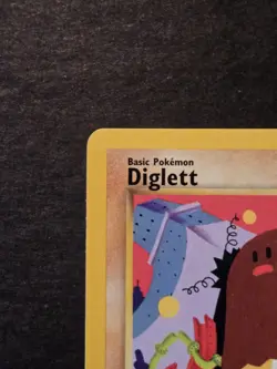 Pokemon Card 2000 WOTC Team Rocket Set DIGLETT 52/82 1st Edition - Image 3