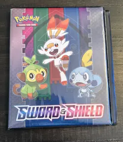 Pokemon TCG Sword & Shield Mixed Lot Jumbo Cards +Binder - Image 1