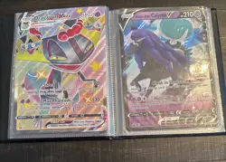 Pokemon TCG Sword & Shield Mixed Lot Jumbo Cards +Binder - Image 3