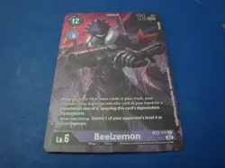 Digimon Card Beelzemon BT2-111 Alt Art - Starter Deck 14: Beelzemon Advanced NM - Image 1