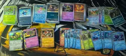 Pokemon Bulk Roughly 600--HOLO/REVERSE HOLO Cards Mega Phantasmal Destined Pris - Image 1