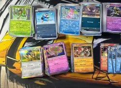 Pokemon Bulk Roughly 600--HOLO/REVERSE HOLO Cards Mega Phantasmal Destined Pris - Image 2