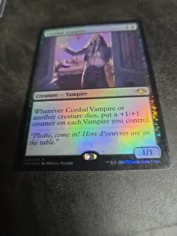 MTG English Cordial Vampire NM Foil Modern Horizons - Image 1