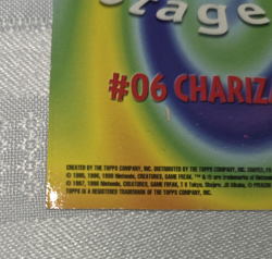 Topps 1999 Pokemon Charizard Card Foil First Movie Edition #6 Ungraded - Image 5