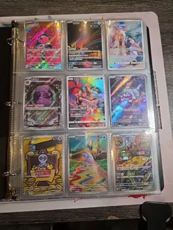 Pokemon Card Lot Binder V/VMAX IR Hits Ex 180 Cards NM Full Art - Image 1