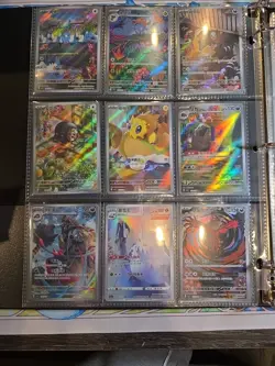 Pokemon Card Lot Binder V/VMAX IR Hits Ex 180 Cards NM Full Art - Image 2