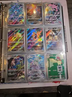Pokemon Card Lot Binder V/VMAX IR Hits Ex 180 Cards NM Full Art - Image 3