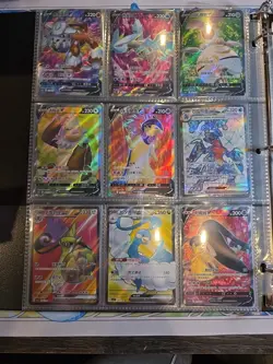 Pokemon Card Lot Binder V/VMAX IR Hits Ex 180 Cards NM Full Art - Image 4