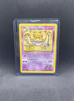 Pokemon TCG: Gym Challenge Sabrina's Hypno Uncommon Card 56/132 LP - Image 1