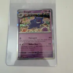 Pokemon Sv: Scarlet and Violet Gengar Holo Rare Card 094/165, Awesome ART! - Image 3