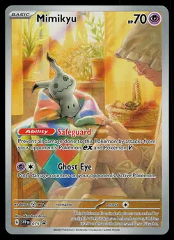 Pokemon Card - Mimikyu Scarlet & Violet Promo 075 Holo Illustration Rare - Image 1